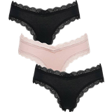 Lindex Mom Brazilian Low Briefs 3-pack Dusty Pink (8040396-7351)