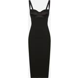 Black - Women Dresses Dolce & Gabbana Jersey midi dress black