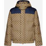 Gucci Quilted GG cotton-blend down jacket