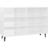 vidaXL 806046 High Gloss White Sideboard 103.5x70cm
