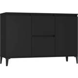 VidaXL Cabinets on sale vidaXL Engineered Wood Black Sideboard 104x70cm
