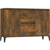 VidaXL Cabinets vidaXL Engineered Wood Smoked Oak Sideboard 104x70cm