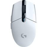 White Computer Mice Logitech G305 Lightspeed