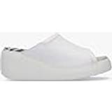 Fly London Shoes Fly London Doli White Leather Wedge Mules 36, Colour: White Leat
