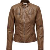 Leather Jackets - Women Only Bandit Short Jacket - Brun/Cognac