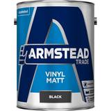 Armstead Trade Black Paint Armstead Trade Vinyl Matt Paint Black 5L