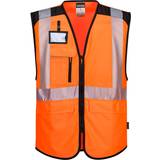 Composite Cap Work Wear Portwest PW3 Hi-Vis Executive Vest Orange