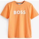 Orange Children's Clothing BOSS Teen Orange Cotton T-Shirt