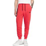 Red nike tech fleece Nike Sportswear Tech Fleece Men's Joggers - Light University Red Heather/Black