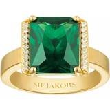 Sif Jakobs Roccanova Ring - Gold/Green/Transparent