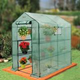 Ogrow Machrus Deluxe Walk-In Greenhouse with Green Cover