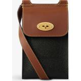Mulberry Womens Black-cognac Antony Mini Postman's-lock Grained-leather Cross-body bag