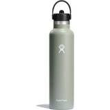 Hydro Flask Wide Mouth with Flex Straw Cap Agave Water Bottle 71cl