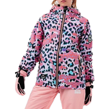 Leopard Jackets Hype Kid's Snow Leopard Camo Jacket - Multi