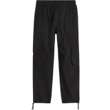 H&M Relaxed Fit Cargo Trousers - Black