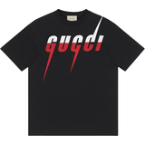 Gucci Clothing Gucci Brand Print T-shirt - Black