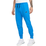 Organic - Organic Fabric Trousers & Shorts Nike Sportswear Tech Fleece Sweatpants Men - Light Photo Blue/Black