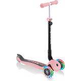 Metal Kick Scooters Globber Go Up Foldable Plus Lights Pastel Pink