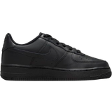 Faux Leather Children's Shoes Nike Air Force 1 LE GS - Black
