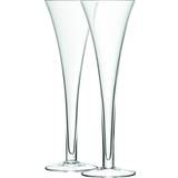 Handwash Champagne Glasses LSA International Bar Hollow Stem Champagne Glass 20.1cl 2pcs