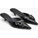 Vans Old Skool Shoes Marc Jacobs The Patent Leather Buckle Kitten Heel in Black