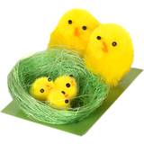 Easter Decorations Chicks With Green Nest Easter Decoration