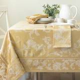 Gold Tablecloths Harmony Scroll Tablecloth Gold