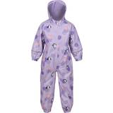 Windproof Rain Overalls Children's Clothing Regatta Kid's Peppa Pig Pobble Waterproof Puddle Suit - Pastel Lilac