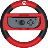 Wireless Wheels & Racing Controls Hori Nintendo Switch Mario Kart 8 Deluxe Racing Wheel Controller - Black/Red