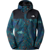 The North Face Men Rain Jackets & Rain Coats The North Face Men's Antora Jacket - Summit Navy Camo Texture Print/TNF Black