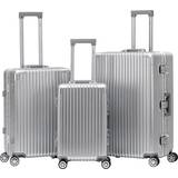 Silver Luggage Flight Knight Premium Travel Suitcase - Set of 3