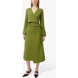 Clothing Jigsaw Textured Jersey Wrap Dress, Green