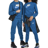Polyester Tracksuits Children's Clothing Nike Big Kid's Sportswear Tracksuit - Court Blue/White/White