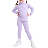 Elastane Tracksuits Children's Clothing Nike Kid's Pacer 1/4 Zip Top/Leggings Set - Purple