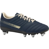 7.5 - Soft Ground (SG) Football Shoes Offload Impact R500 SG8 M - Navy Blue/beige