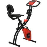 Fitness Machines on sale Homcom 2-in-1 Upright Exercise Bike Red