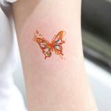 Goddis Golden Butterfly Temporary Tattoo Stickers 2pcs