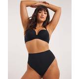 Figleaves Smoothing High Waisted Thong Black