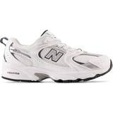 White Sport Shoes New Balance Little Kid's 530 Bungee - White with Natural indigo & Silver Metallic