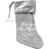 Grey Stockings Merry Christmas Stocking