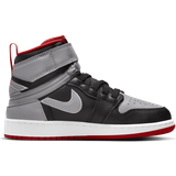 Zipper Children's Shoes Nike Air Jordan 1 Hi FlyEase GSV - Black/Cement Grey/White/Fire Red