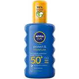 Black Sun Protection & Self Tan Nivea Sun Protect & Moisture Spray SPF50+ 200ml