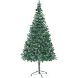 vidaXL Cones Green Christmas Tree 210cm