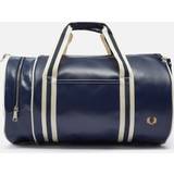 Fred Perry Bags Fred Perry Classic Coated Canvas Barrel Bag Blue