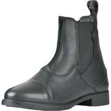 Saxon Shoes Saxon Allyn Leather Zip Paddock Boots Black