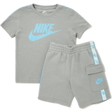 Cotton Other Sets Children's Clothing Nike Kid's Tape T-shirt/Cargo Shorts Set - Grey