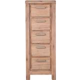 Union Rustic 5 Drawers Sand Chest of Drawer 46x120cm