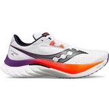 Synthetic Running Shoes Saucony Endorphin Speed 4 M - White/ViziOrange