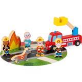 Janod Play Set Janod Wooden Toy Firefighters