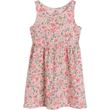Everyday Dresses - Sleeveless H&M Patterned Cotton Dress - Pink/Floral (1157735055)